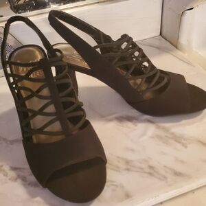 New Black IMPO Heels Size 6